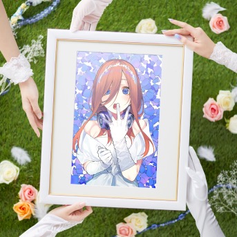 五等分の花嫁　想い出のギフト　記念額装絵　中野四葉